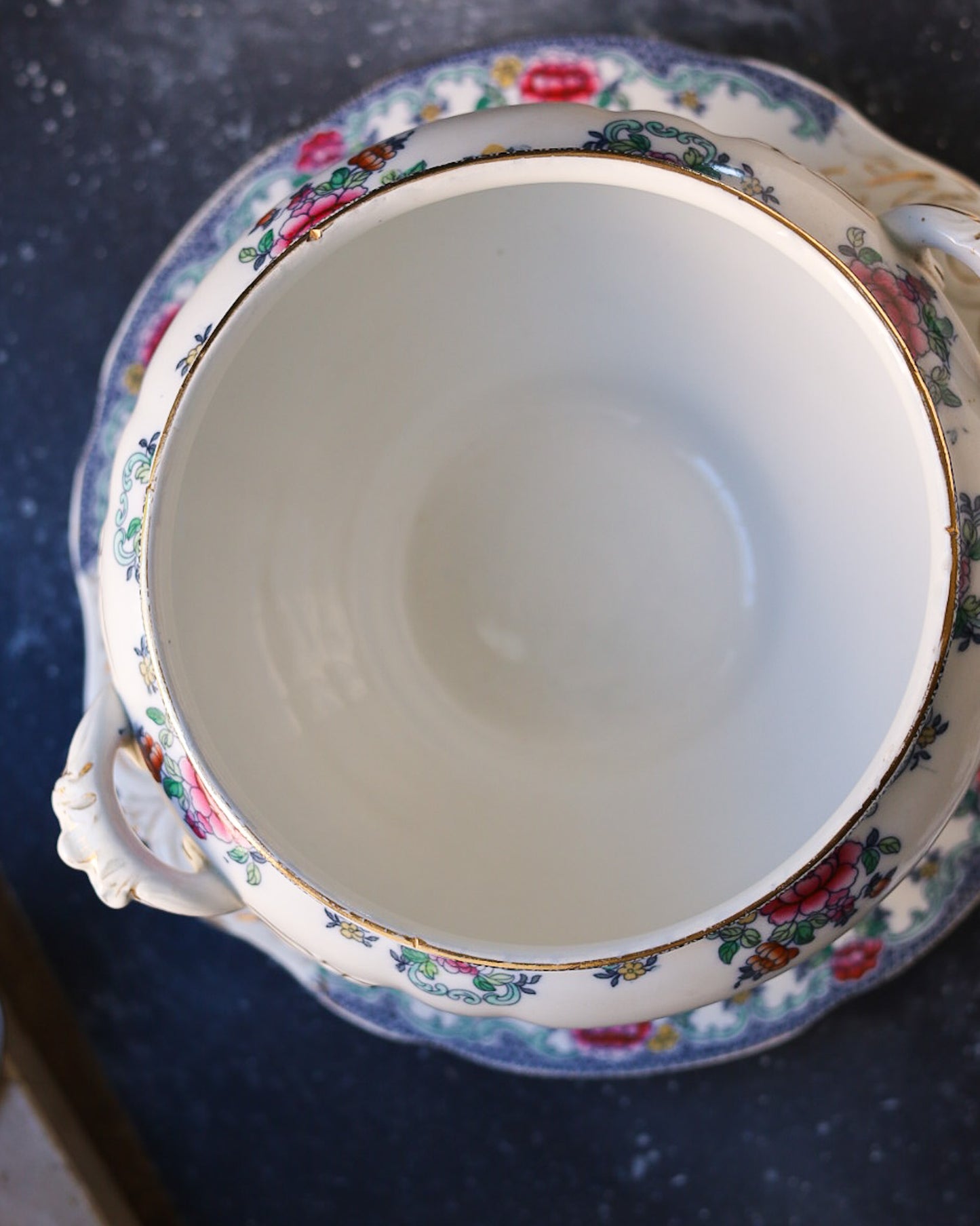 Servizio piatti da 7 coperti royal doulton decoro mandarin fine 800