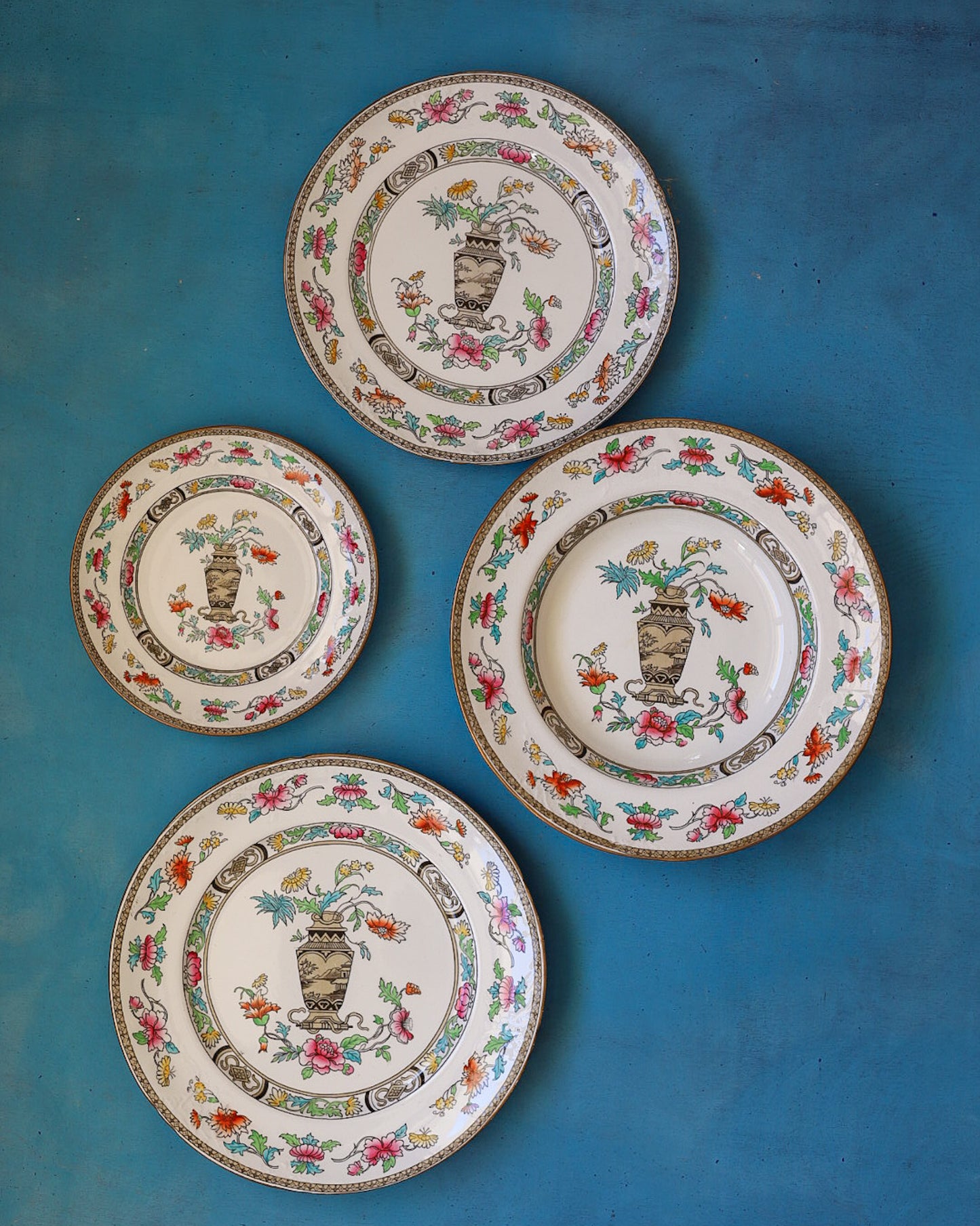 Servizio di piatti da 6 coperti Royal Doulton decoro cineseria primi 900