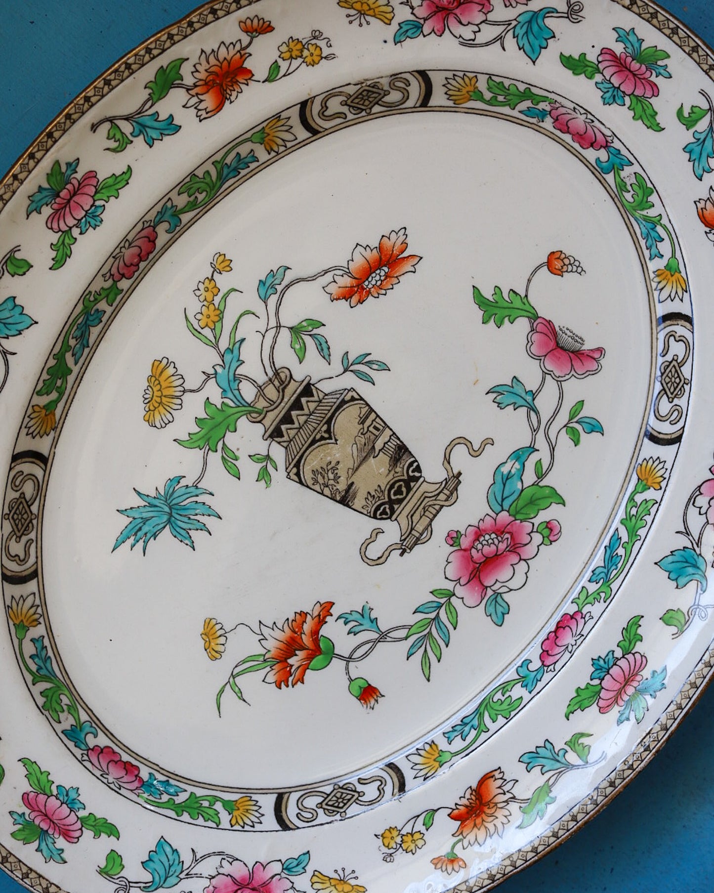 Servizio di piatti da 6 coperti Royal Doulton decoro cineseria primi 900