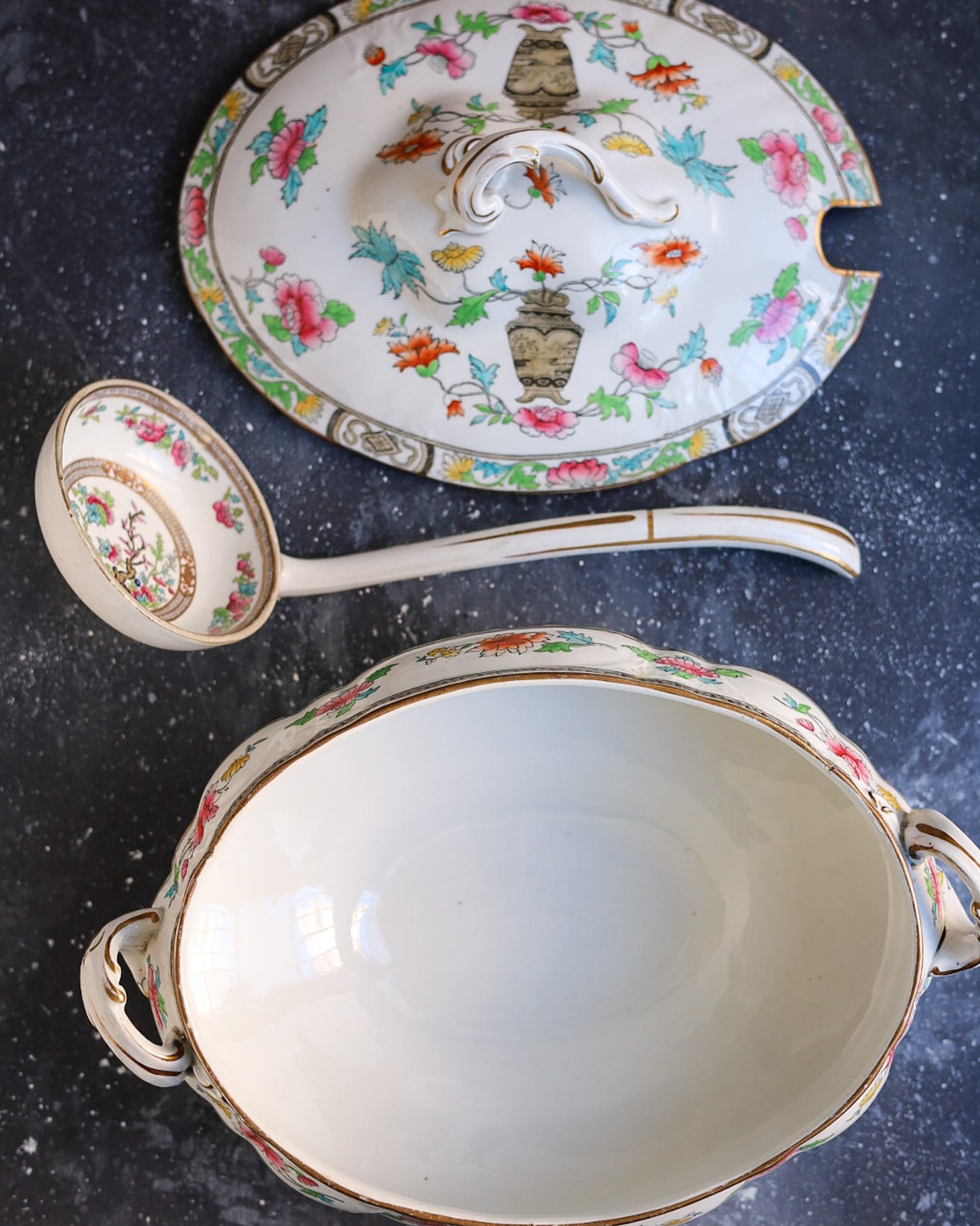 Servizio di piatti da 6 coperti Royal Doulton decoro cineseria primi 900