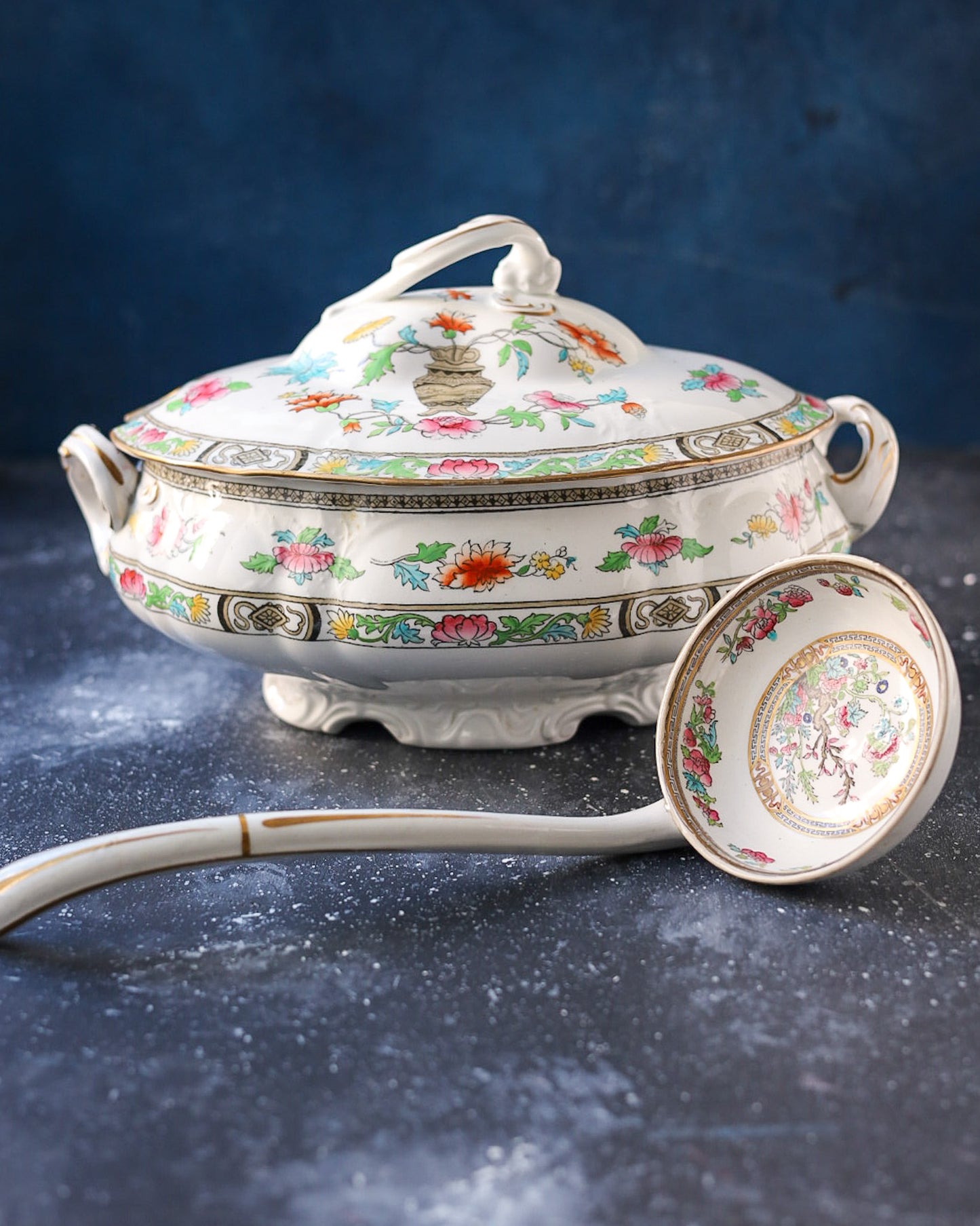 Servizio di piatti da 6 coperti Royal Doulton decoro cineseria primi 900