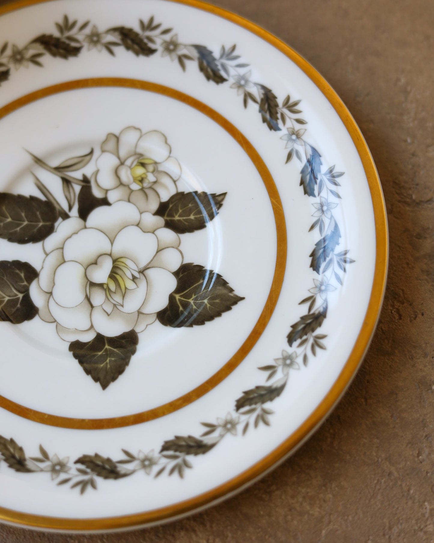 Servizio da Brodo in Porcellana Royal Worcester — Decoro "Bernina" — XX Secolo