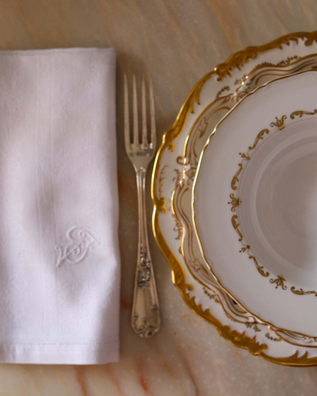 Coppia di Posti Tavola "Mix and Match" — Royal Worcester e Coalport — Porcellana Inglese Fine Bone China
