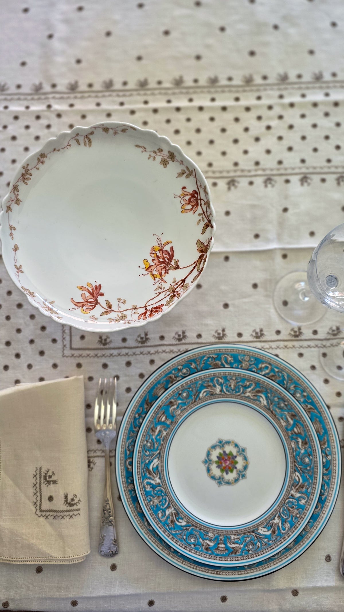 Coppia alzatine porcellana limoges