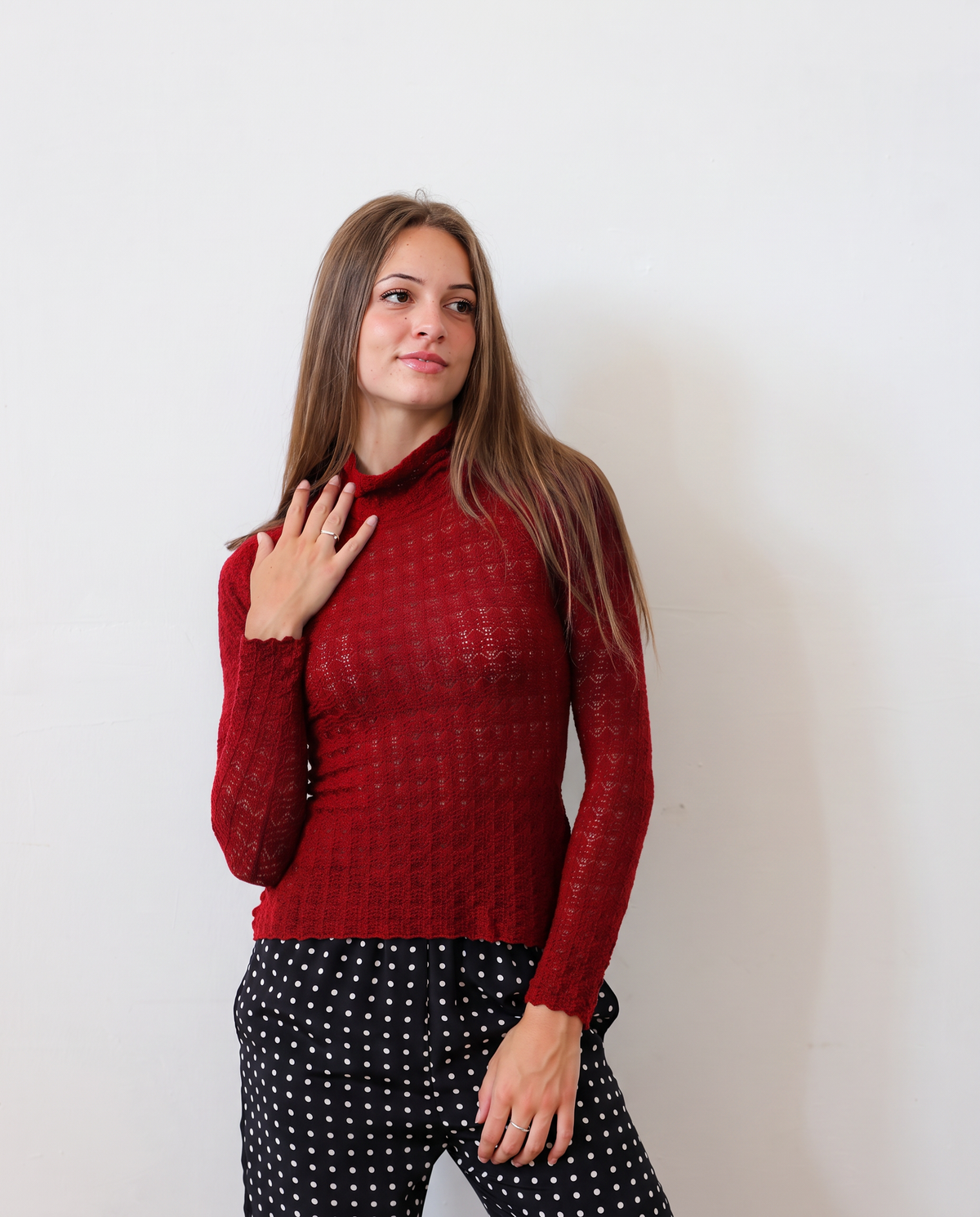 TUYOU 25.25 — Maglia in Pizzo Giapponese di Lana ExtraFine Merino — Zegna Baruffa, Maglificio Veneto, Made in Italy