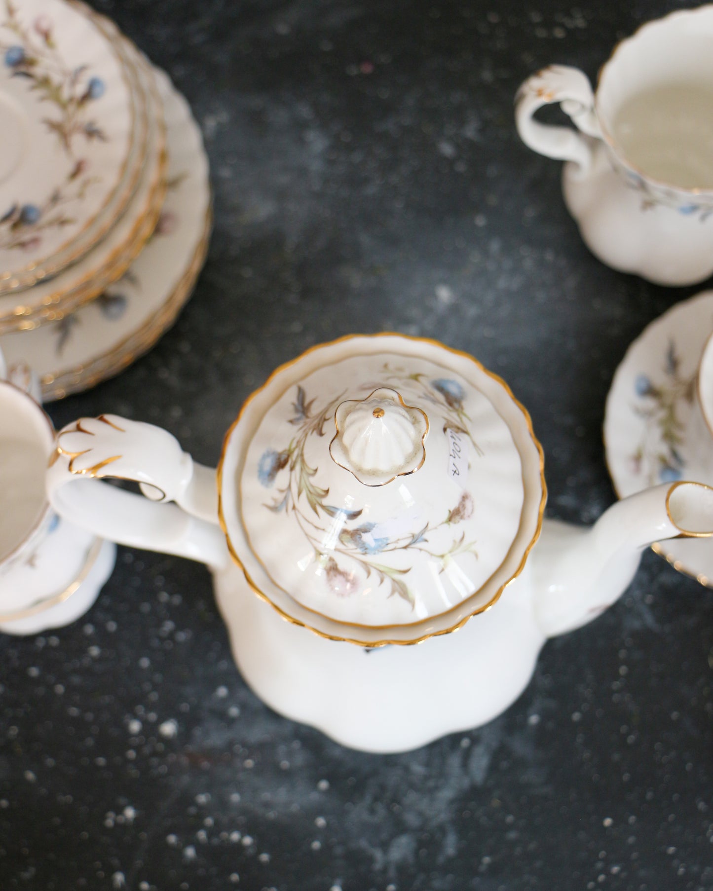 Set da caffè e tè da sei royal albert decoro Brigadoon