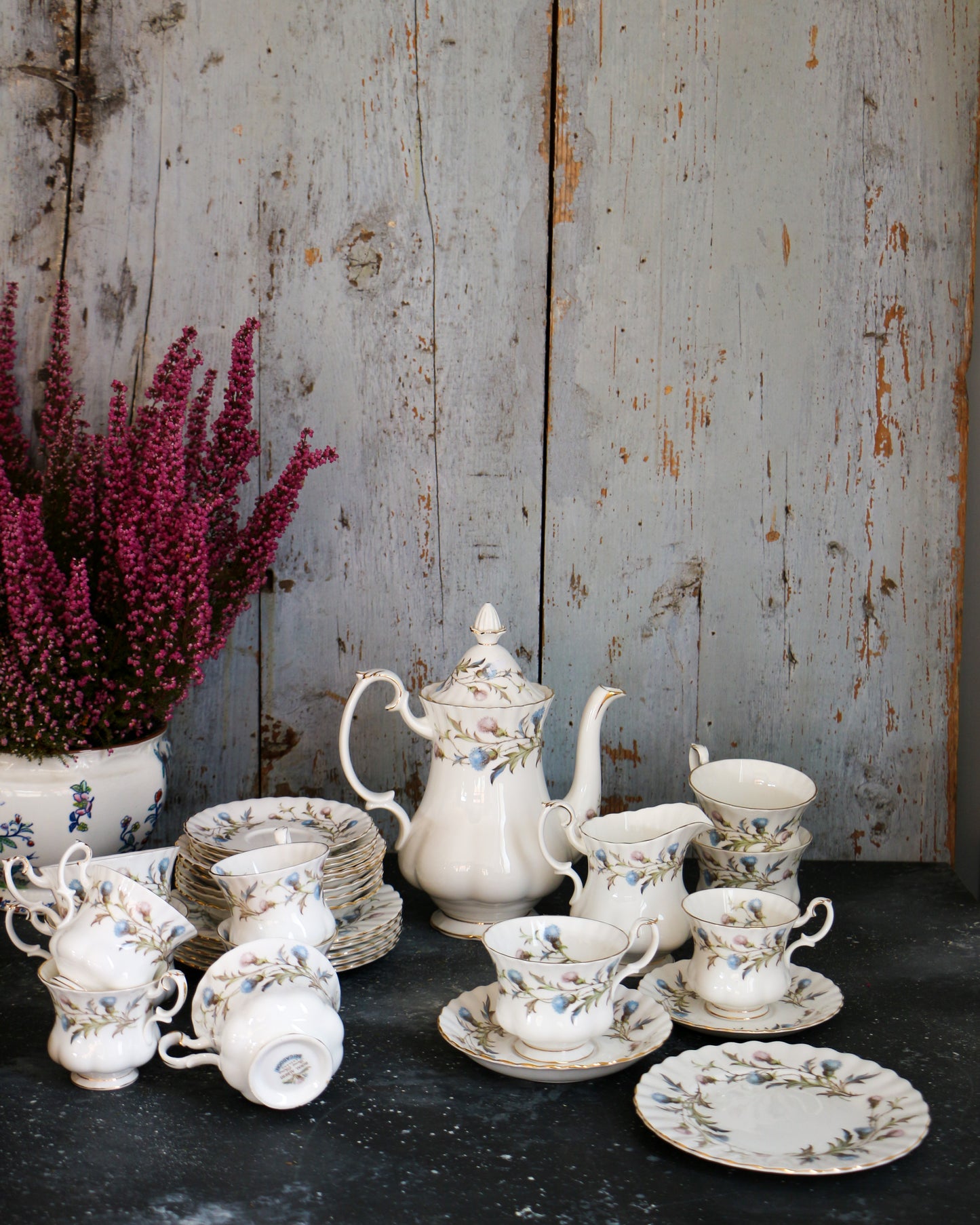 Set da caffè e tè da sei royal albert decoro Brigadoon