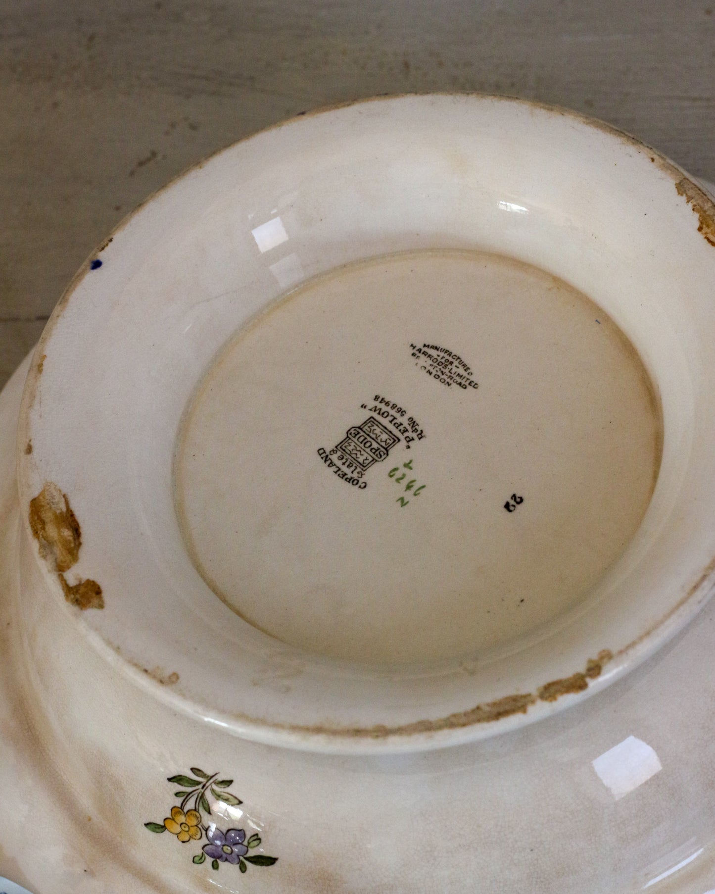 Alzata portafrutta spode disegno piplowe