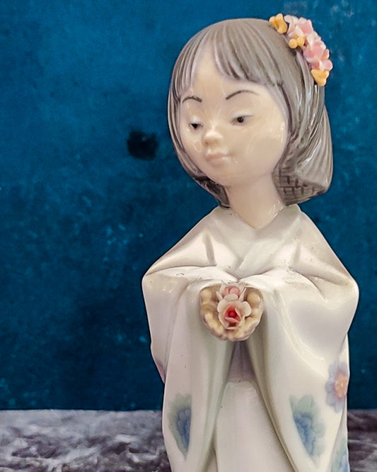 Statuina geisha lladro