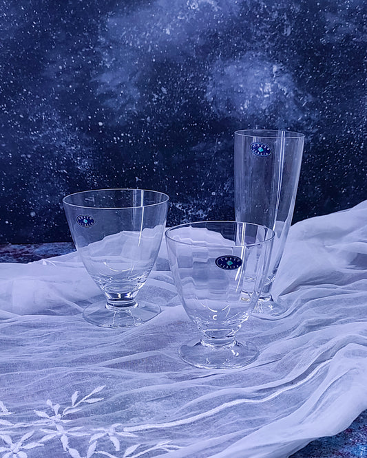 Servizio bicchieri in cristallo 36 pezzi corso italia