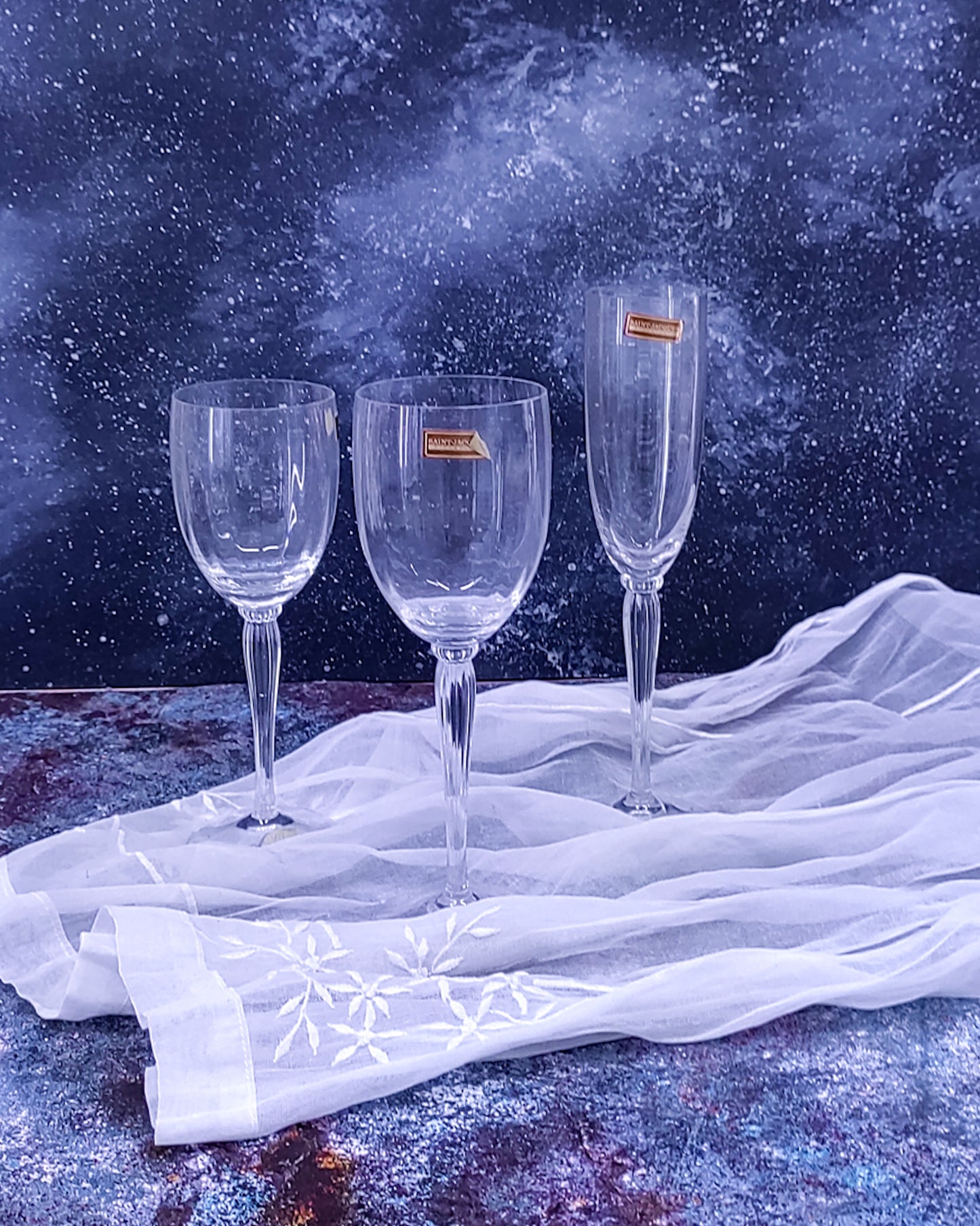 Set bicchieri cristallo da 36 pezzi saint jacques mod grand gala