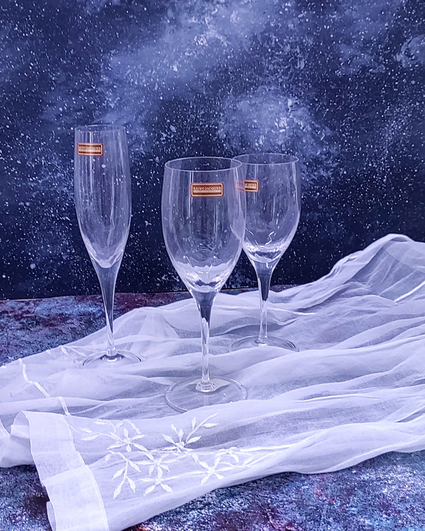 Set bicchieri cristallo da 36 pezzi saint jacques