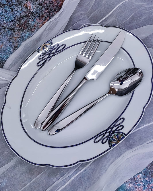 Servizio posate a 6 sambonet manico tondo