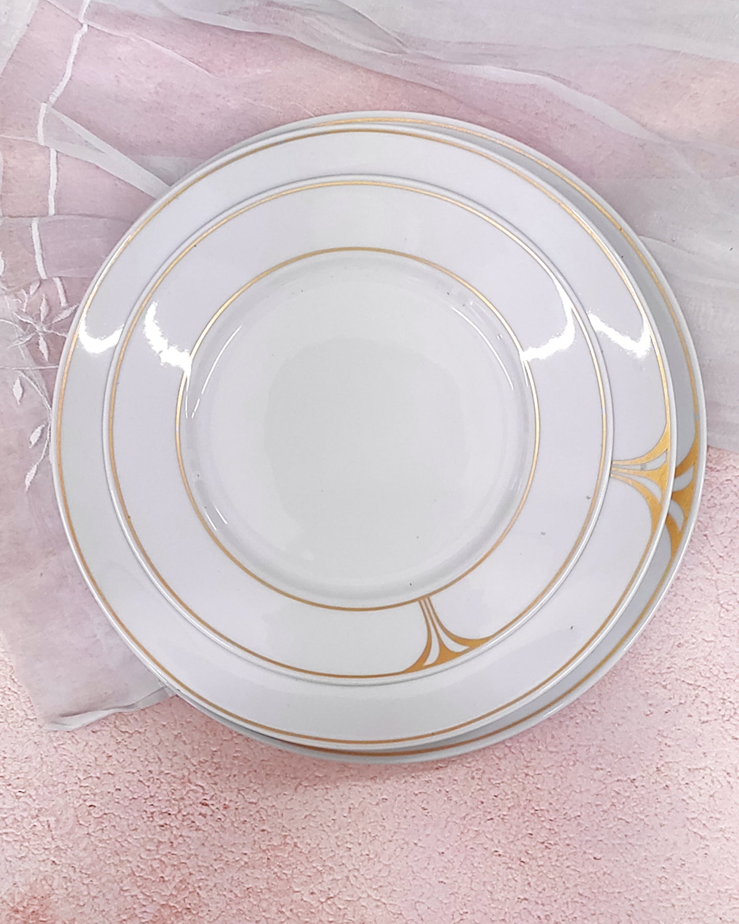 servizio da 6 persone rosenthal panna e oro