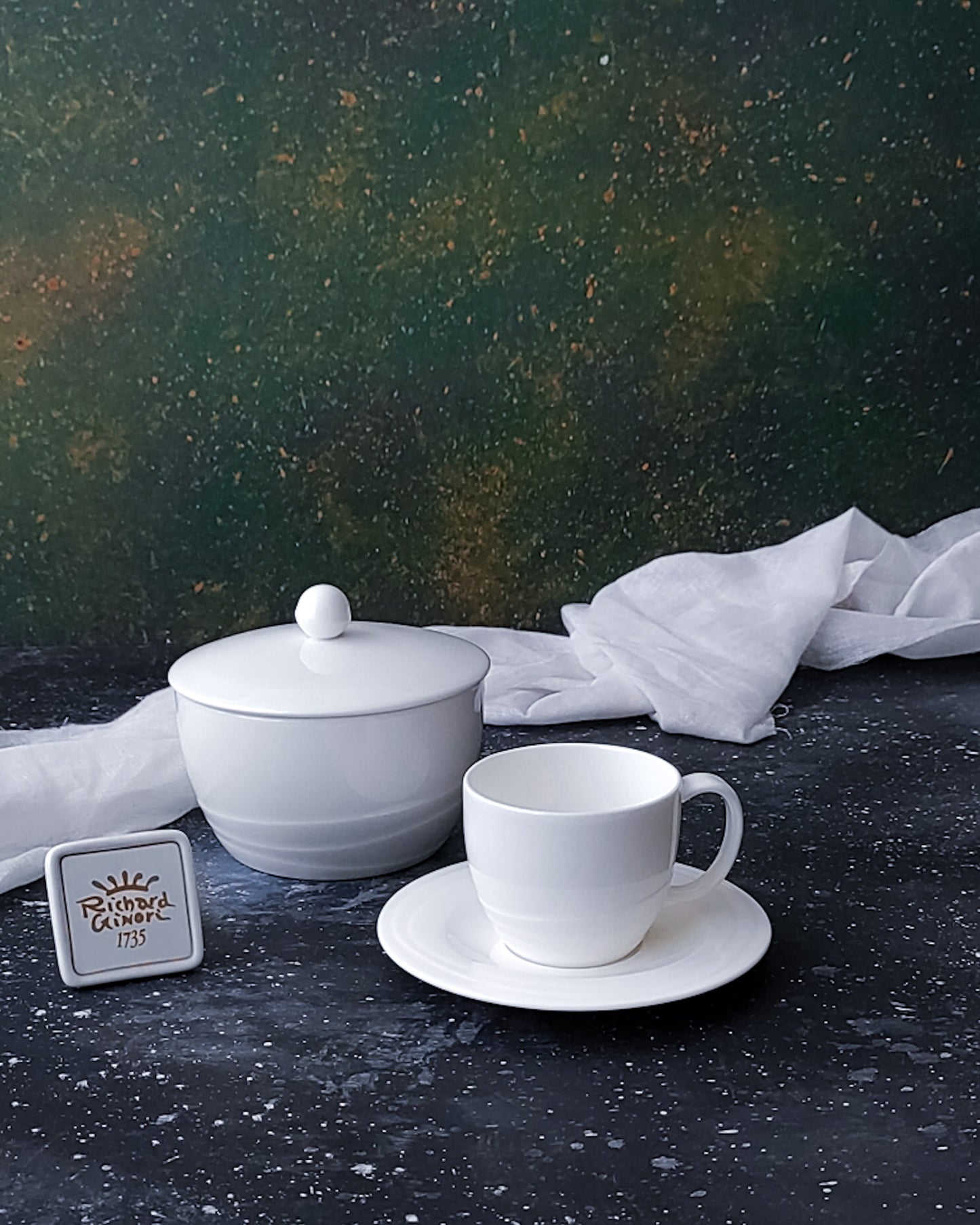 Servizio caffè da 12 Richard Ginori decoro Waves