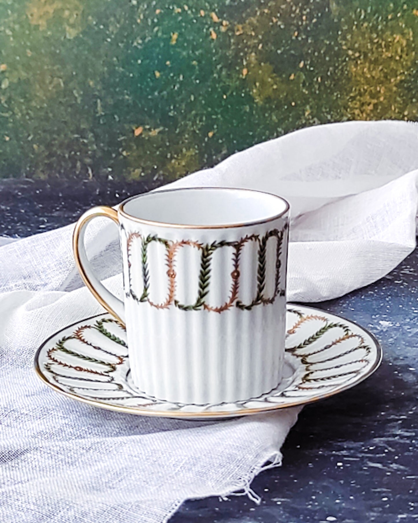 servizio da caffè da sei in porcellana sevres