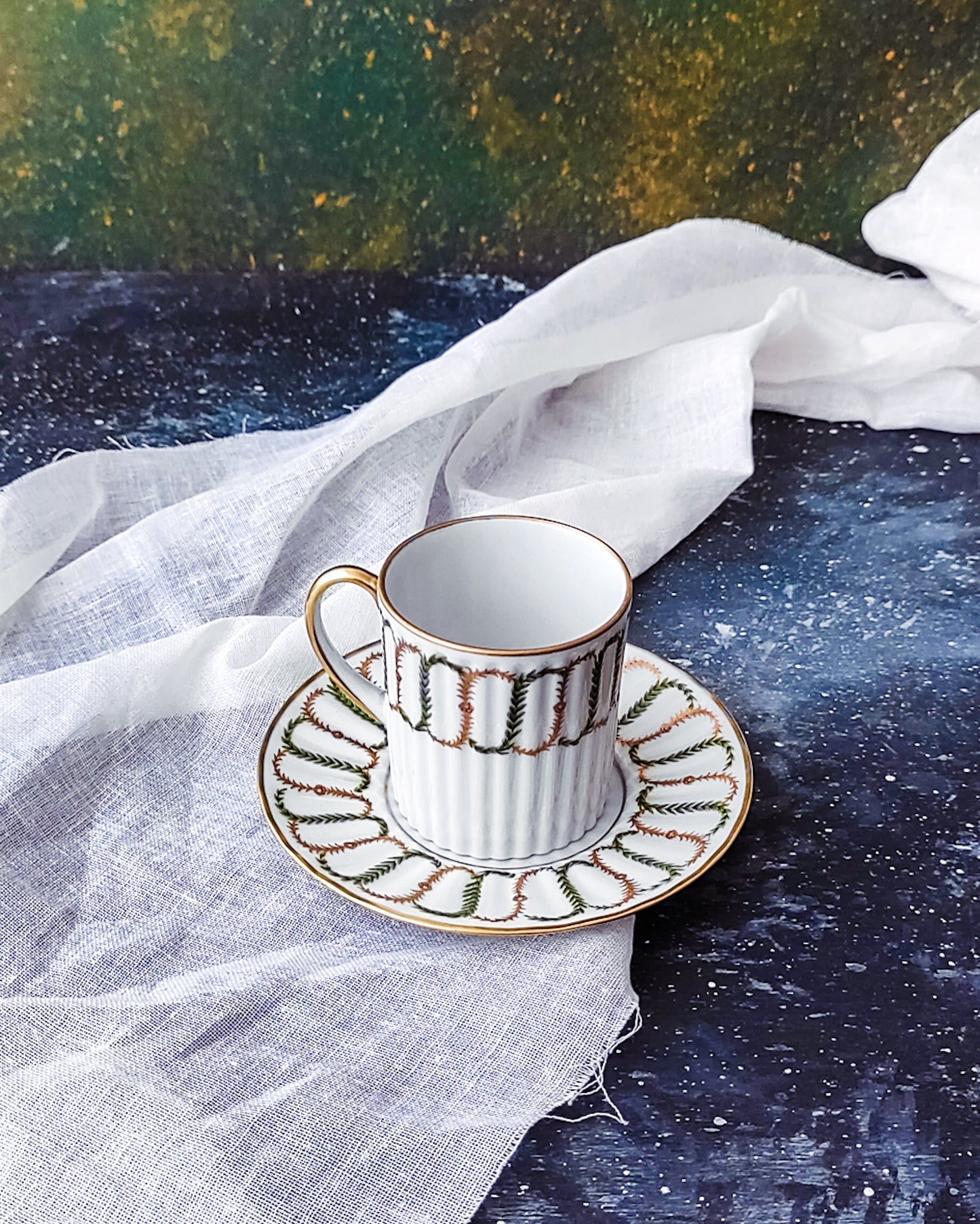 servizio da caffè da sei in porcellana sevres
