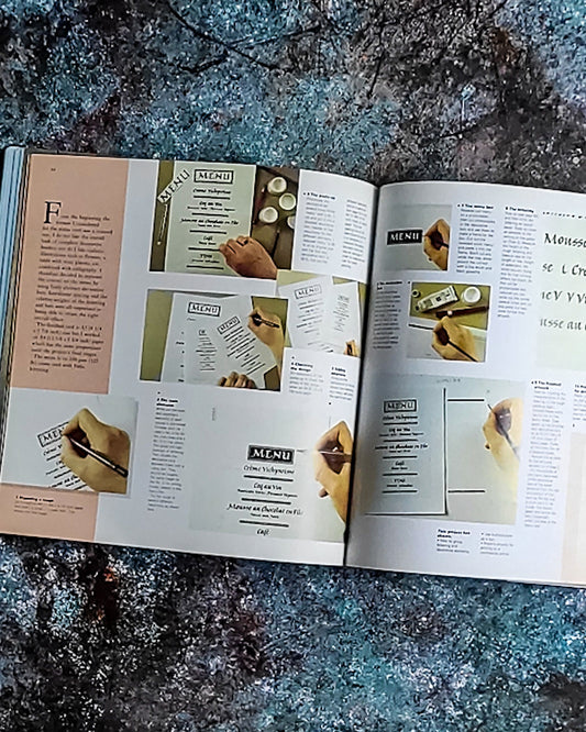 Libro manuale calligrafia: step by step calligraphy