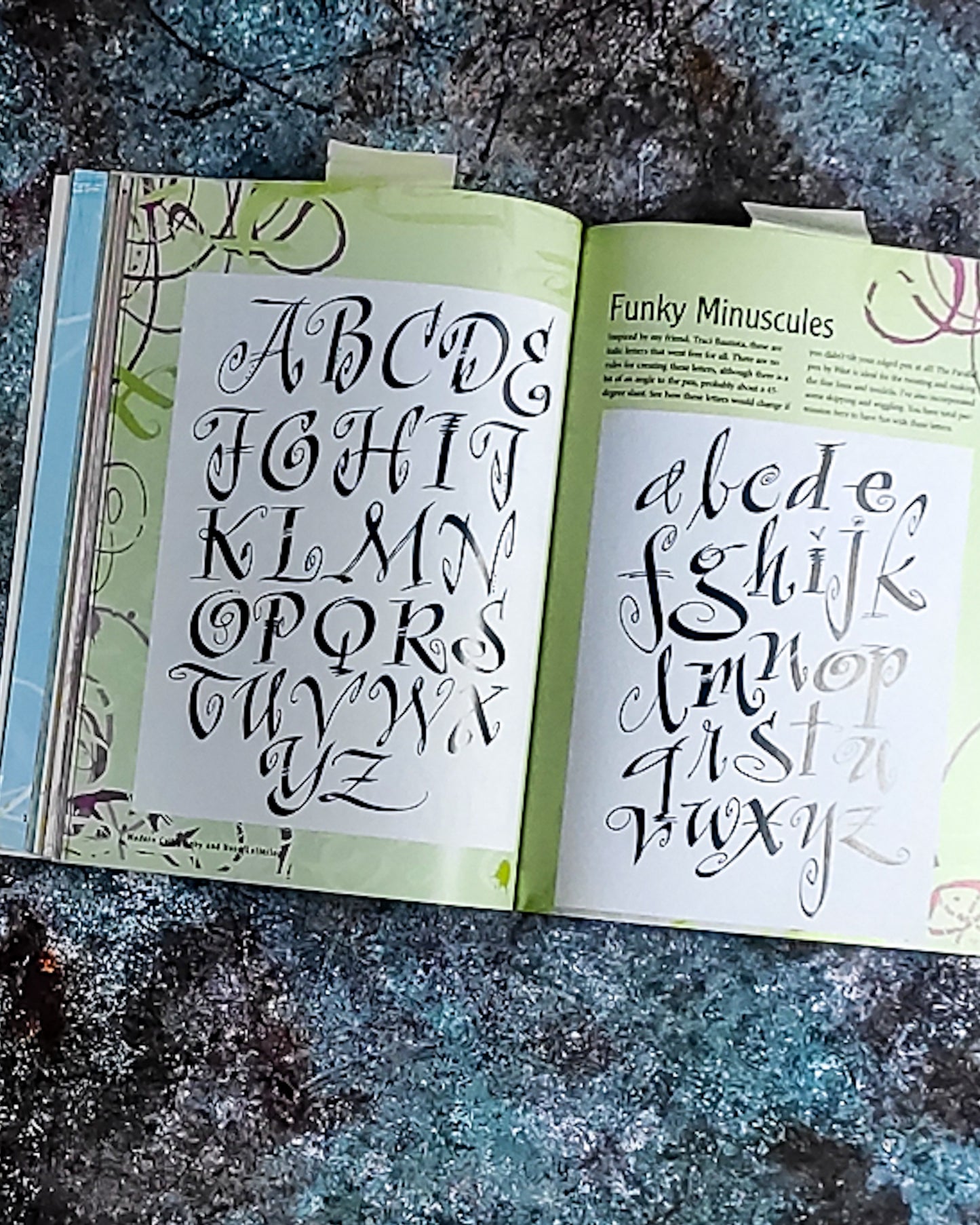 Libro manuale calligrafia: modern calligraphy and handlettering