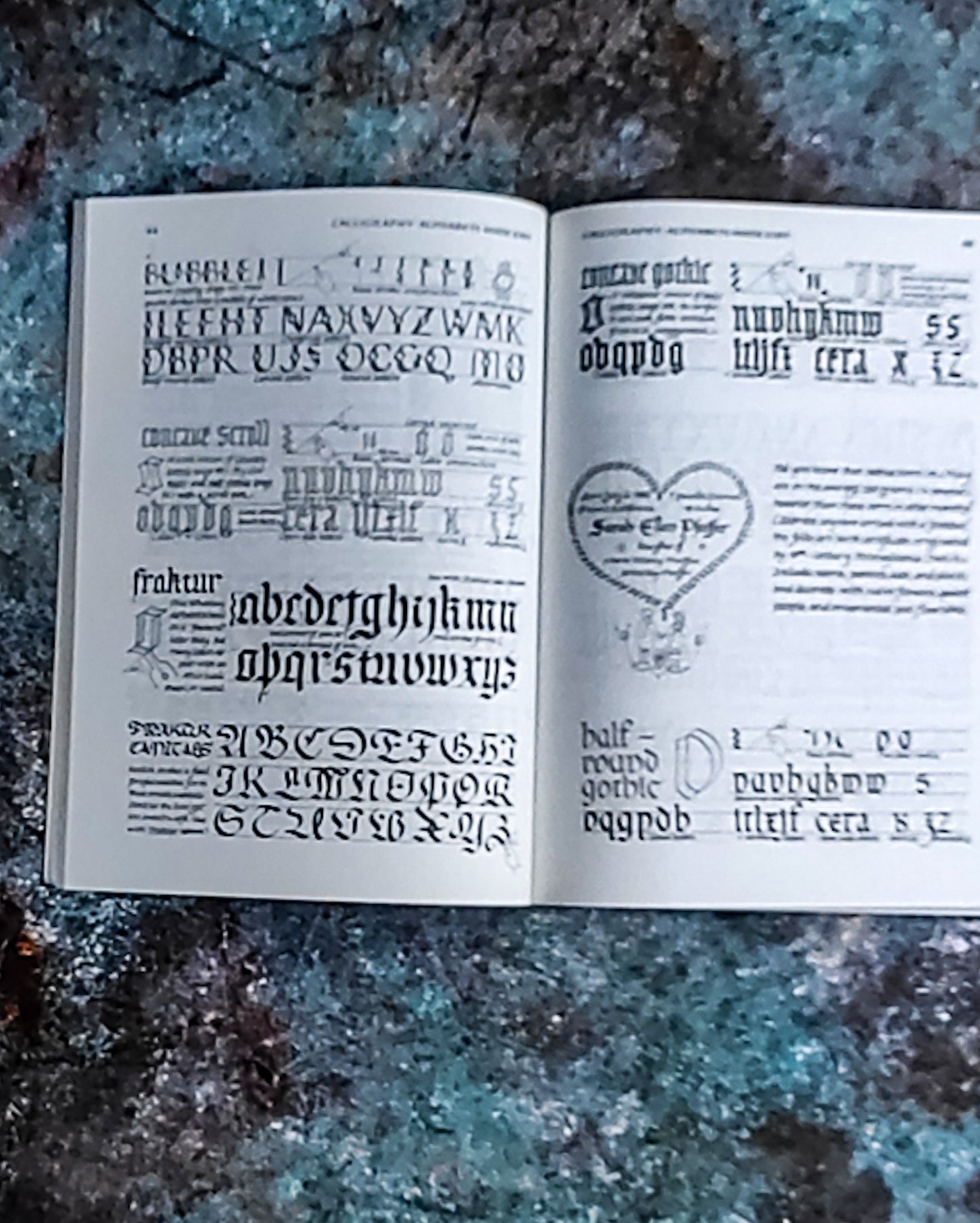 Libro manuale calligrafia: calligraphy alphabets made easy