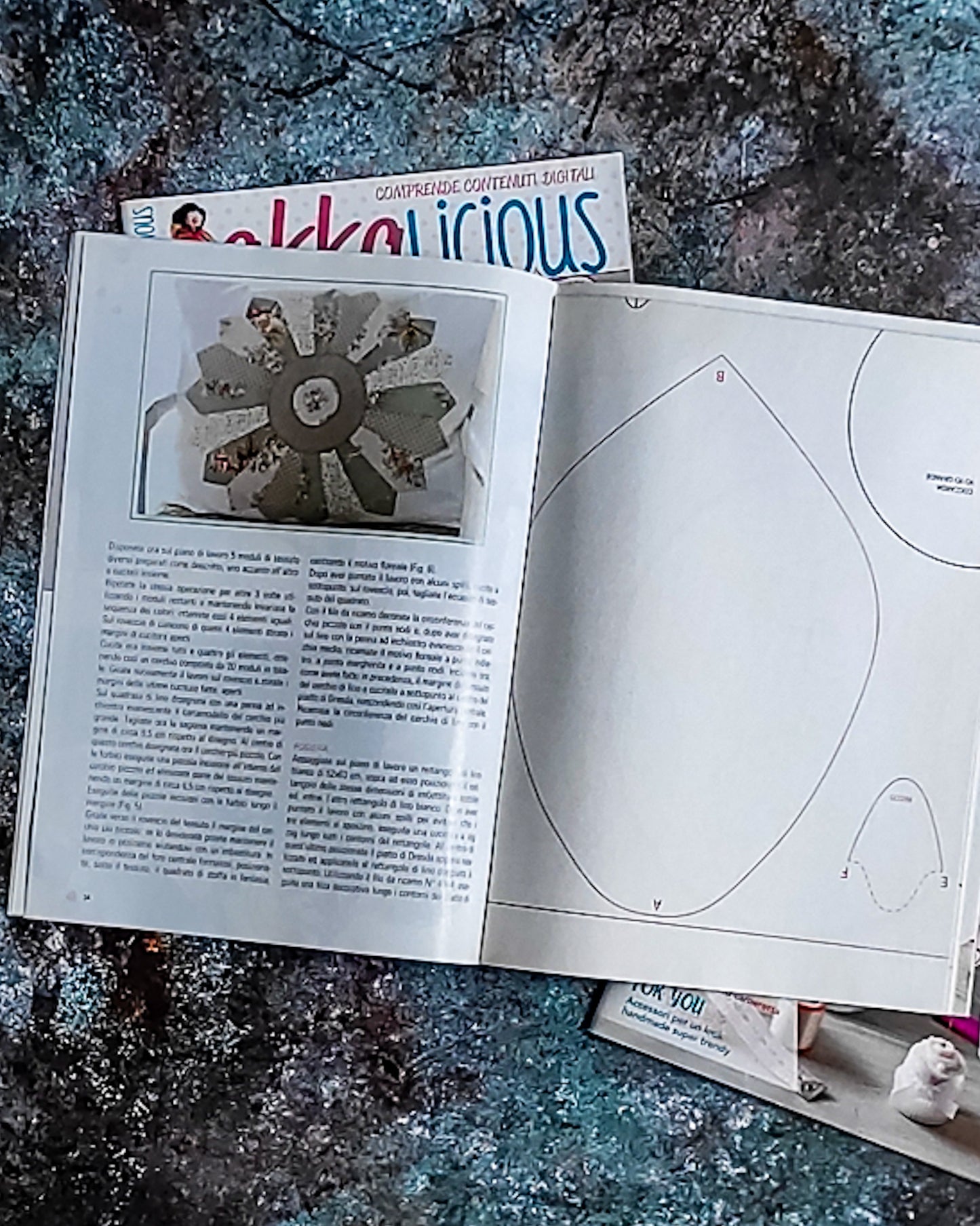 Libro cucito creativo Tilda: tre riviste shabby home e zakkalicious e ago filo e fantasia