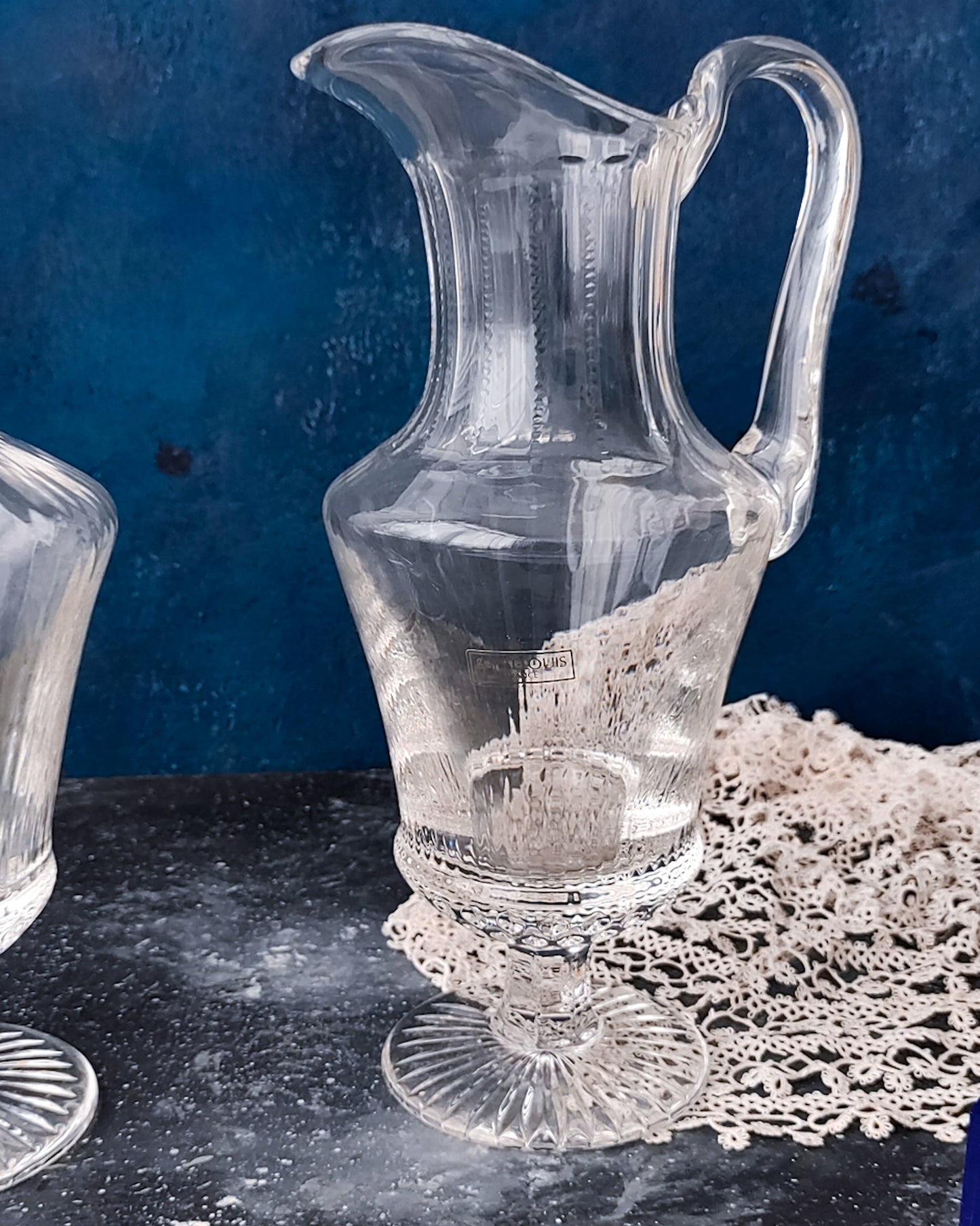 Caraffa e bottiglia liquore cristallo saint louis