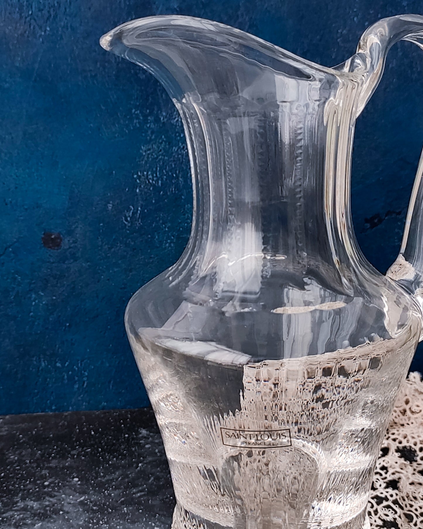 Caraffa e bottiglia liquore cristallo saint louis