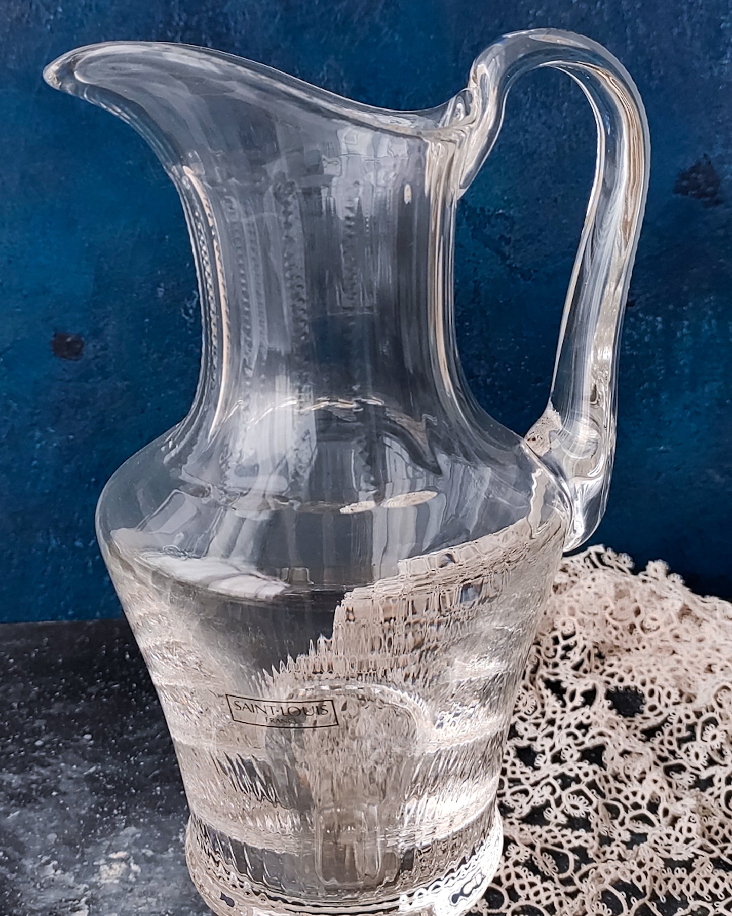 Caraffa e bottiglia liquore cristallo saint louis