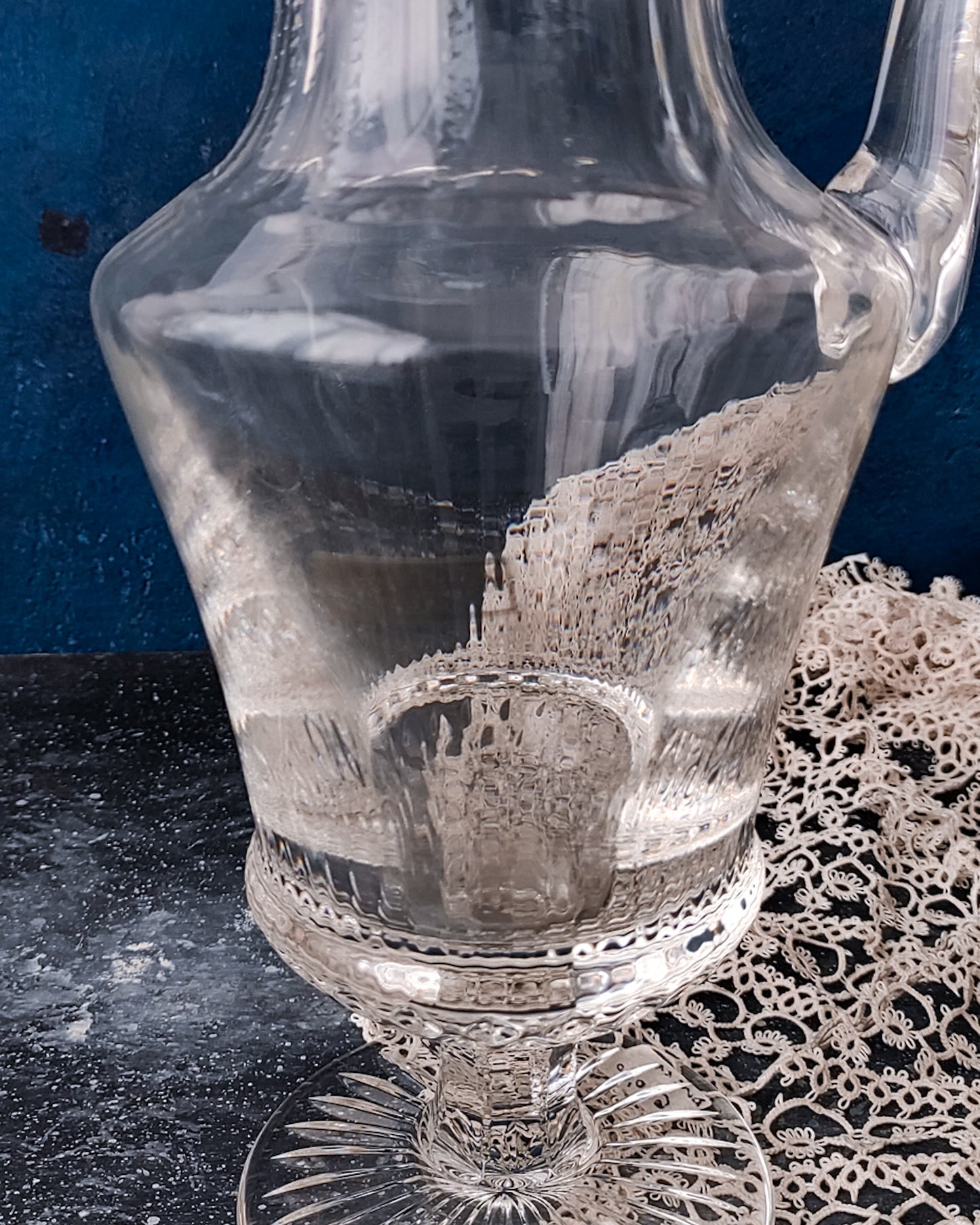 Caraffa e bottiglia liquore cristallo saint louis