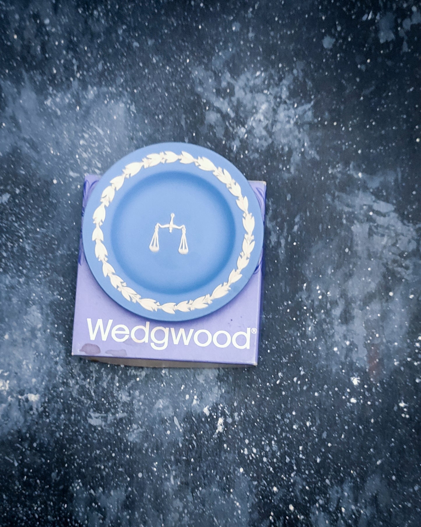 Piattino wedgwood celeste