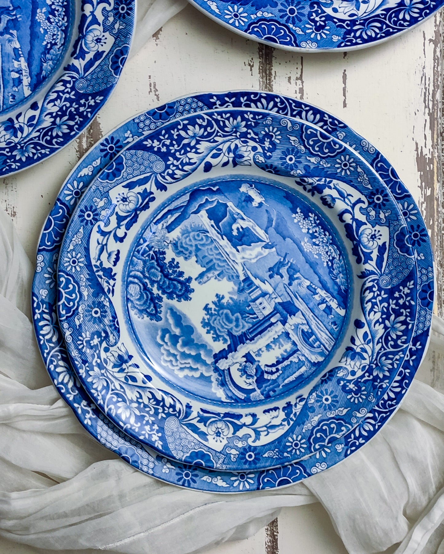 Set piatti marchio spode decoro italian