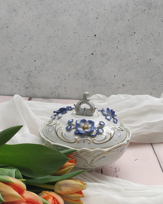 Portacioccolatini porcellana Capodimonte