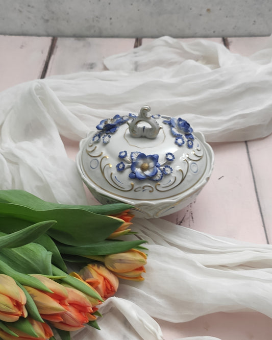 Portacioccolatini porcellana Capodimonte