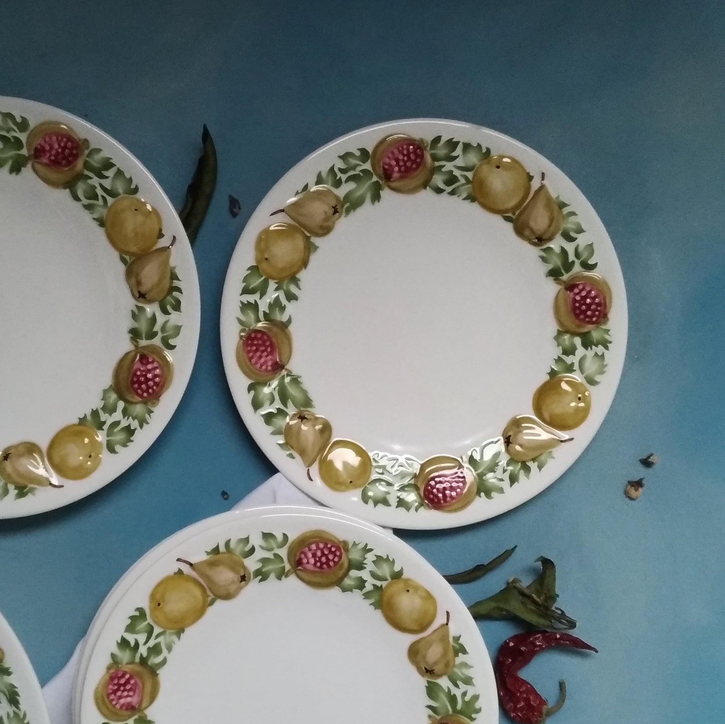 Servizio da dolce frutti autunnali Ginori Mondovì