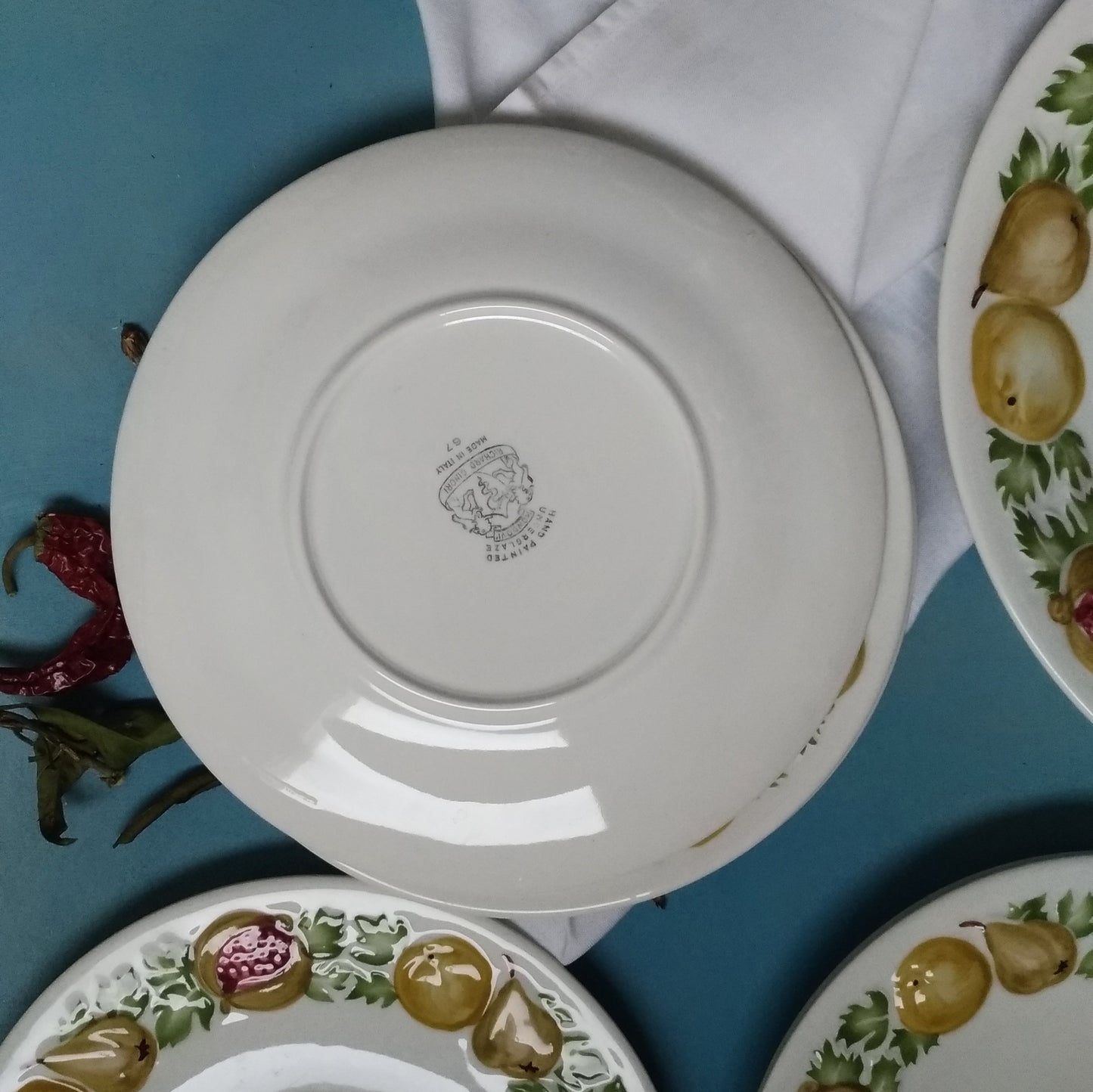 Servizio da dolce frutti autunnali Ginori Mondovì
