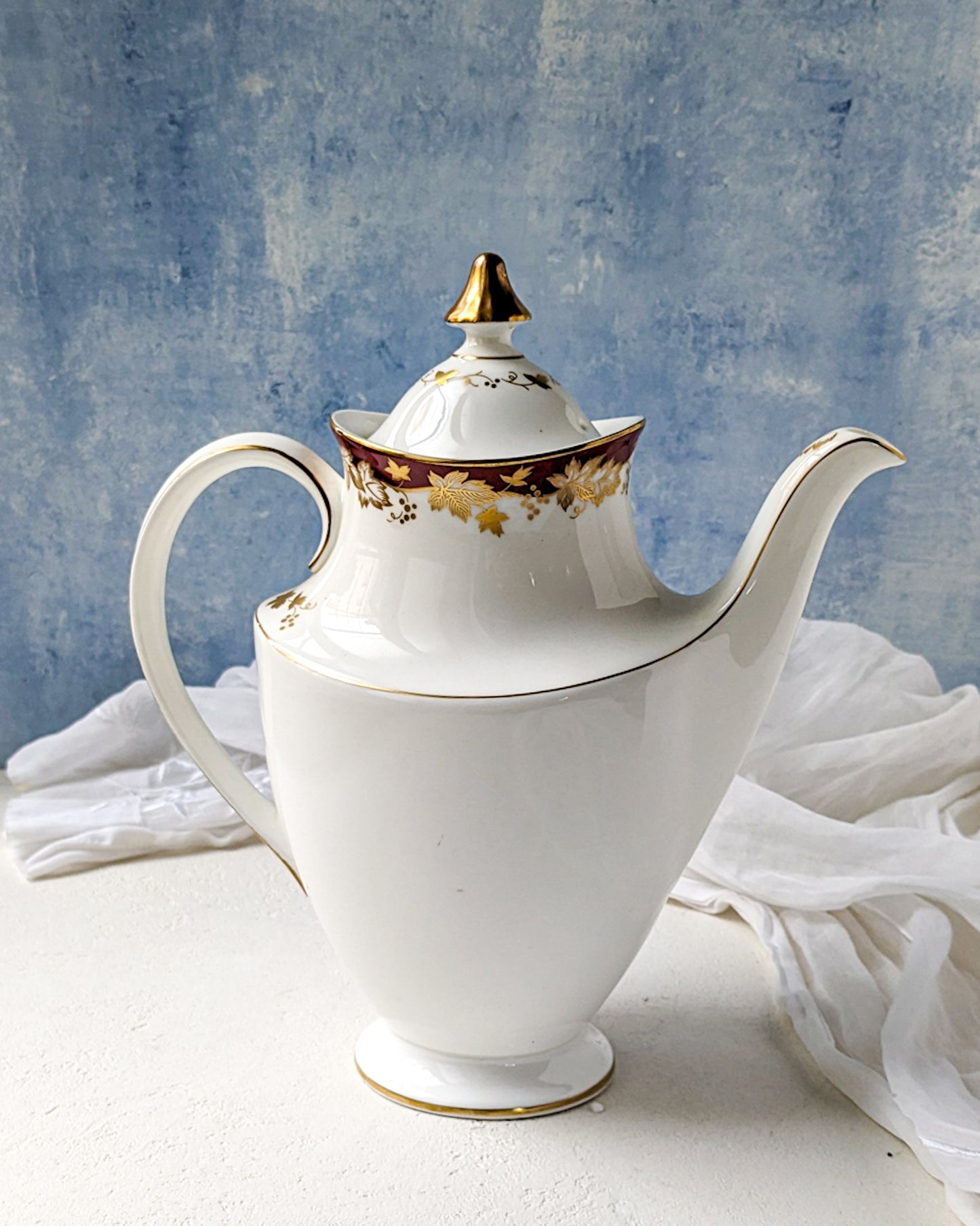 Caffettiera royal doulton decoro windthrop