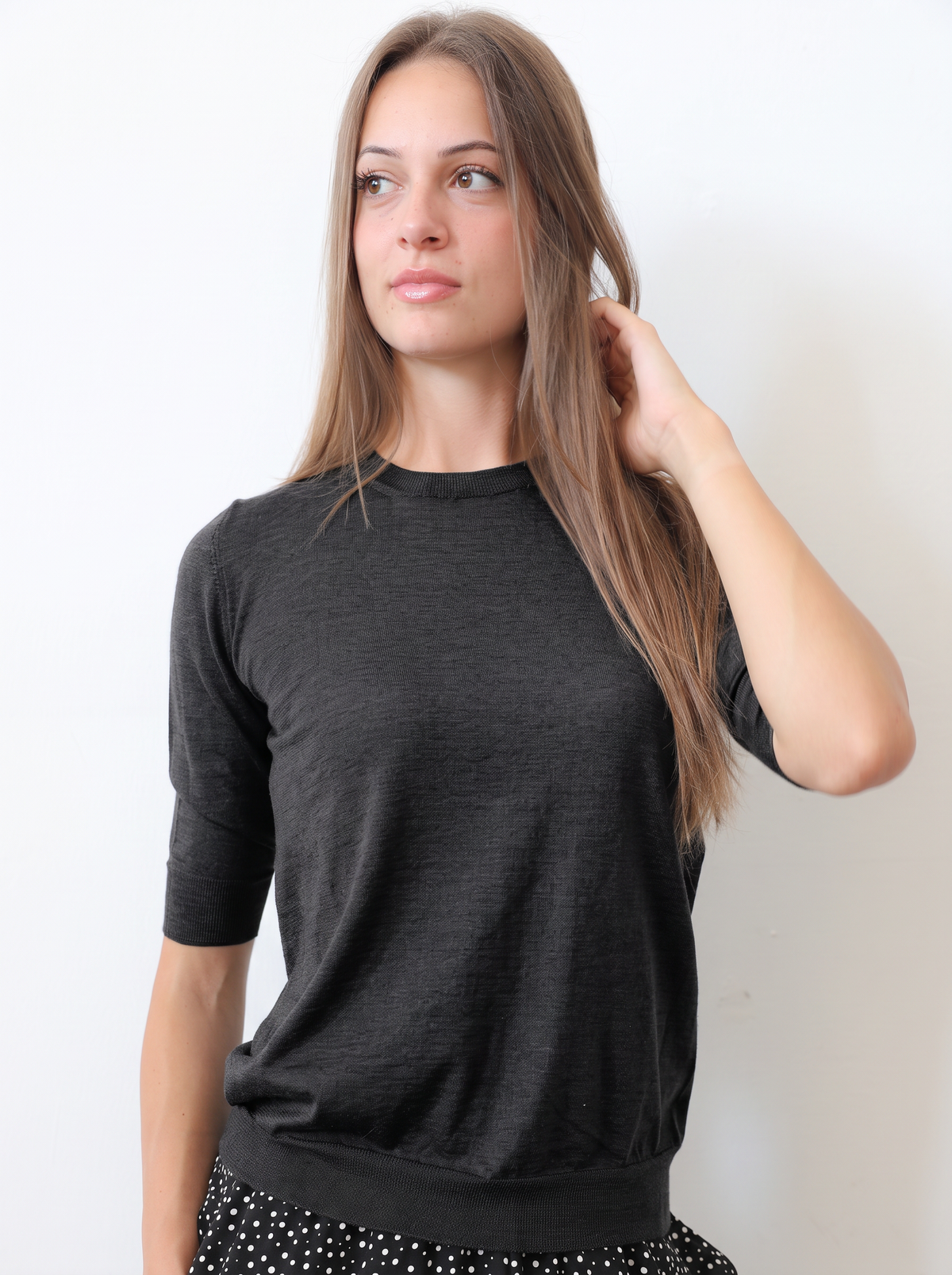 LISE 21.21 — Maglia in Cashmere e Seta — Filato Cariaggi Jaipur, Maglificio Veneto, Made in Italy