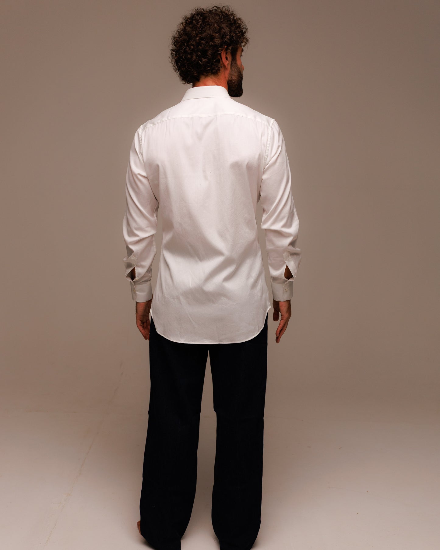 Camicia uomo cotone seta Thomas Mason