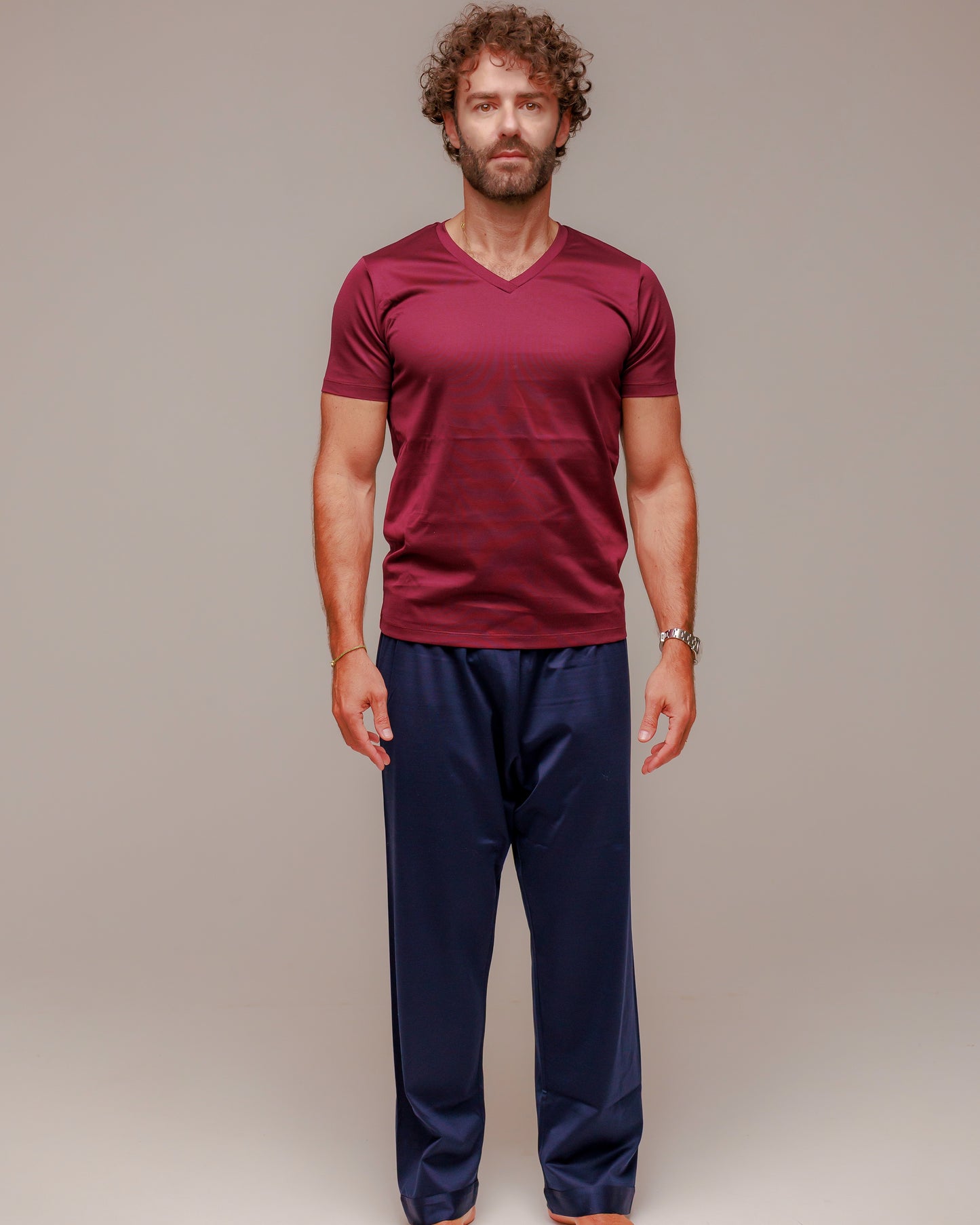 Pigiama in filo scozia unisex componibile