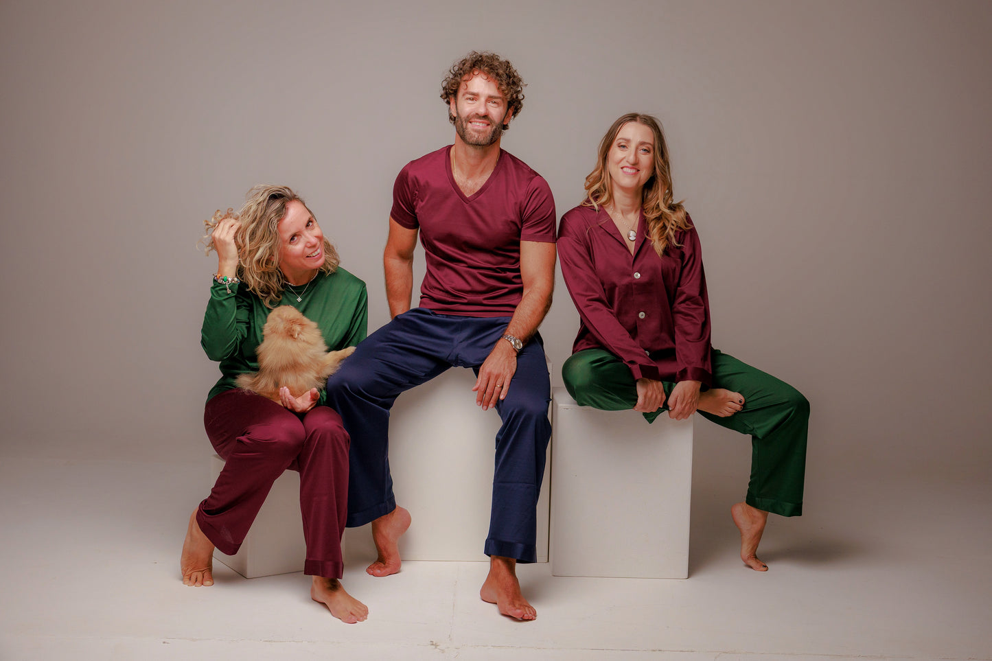 Pigiama in filo scozia unisex componibile