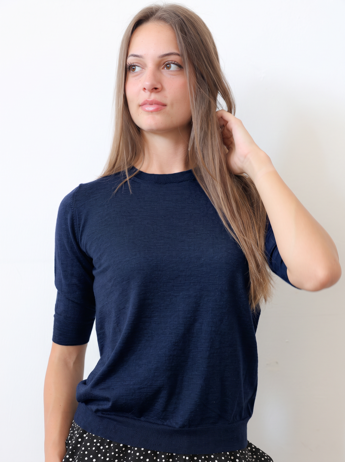 LISE 21.21 — Maglia in Cashmere e Seta — Filato Cariaggi Jaipur, Maglificio Veneto, Made in Italy