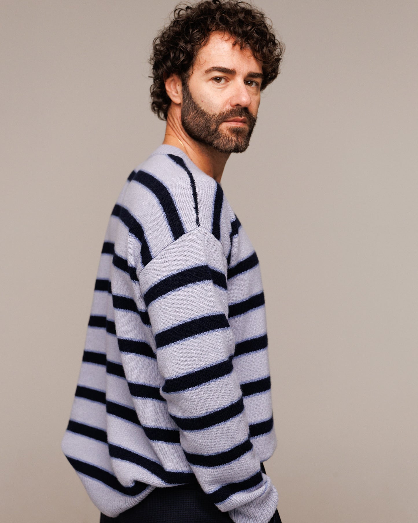 Girocollo in Lana Merinos, Seta e Cachemire - Made in Italy