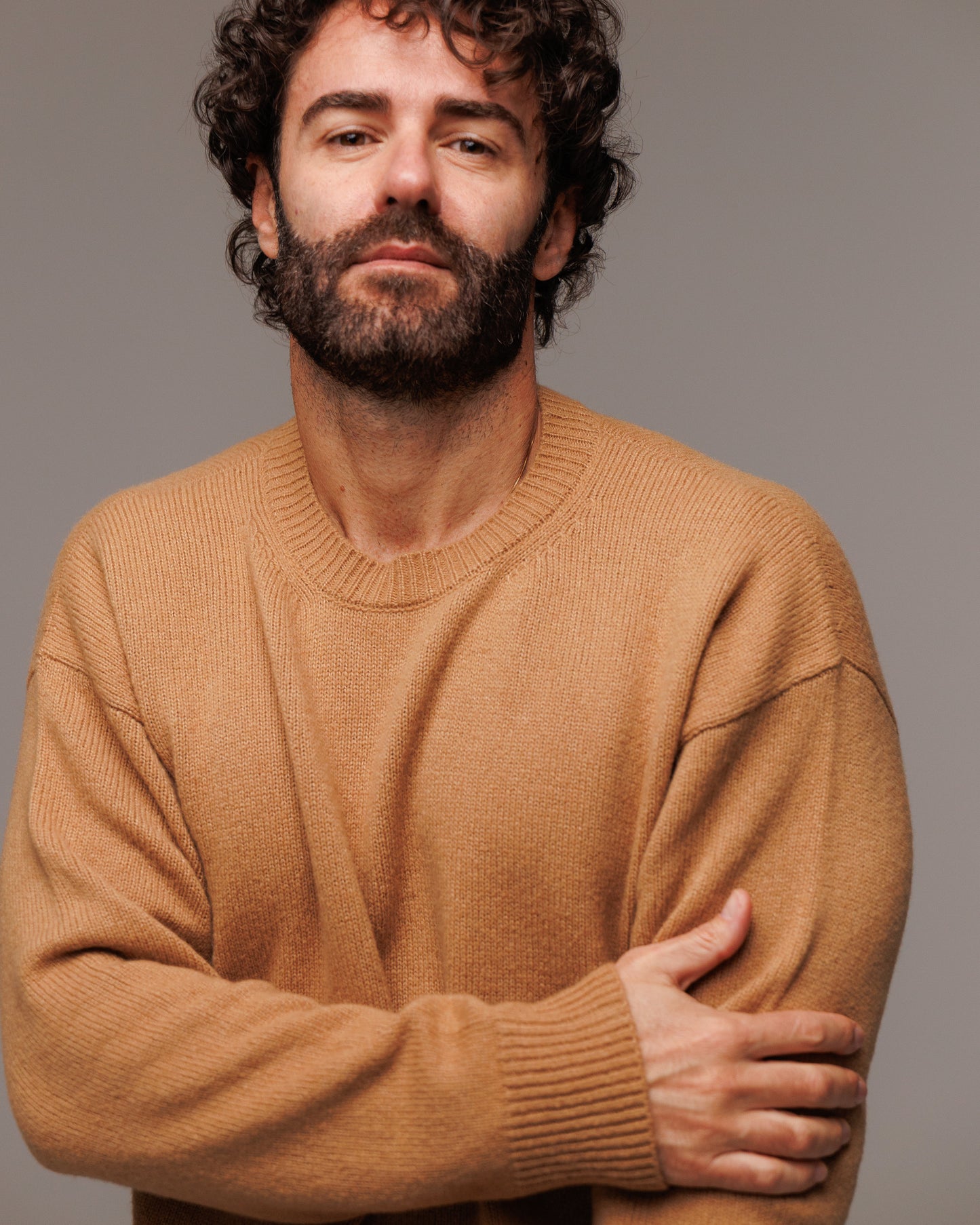 Girocollo in Lana Merinos, Seta e Cachemire - Made in Italy