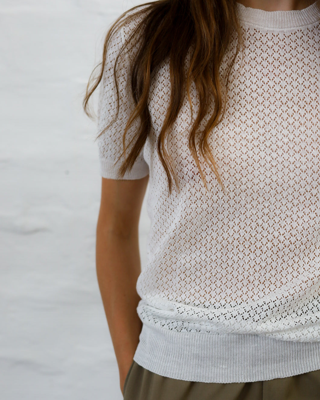 MIRZA 26.26 — Maglia Traforata in Canapa 100% — Filatura Toscana, Maglificio Veneto, Made in Italy