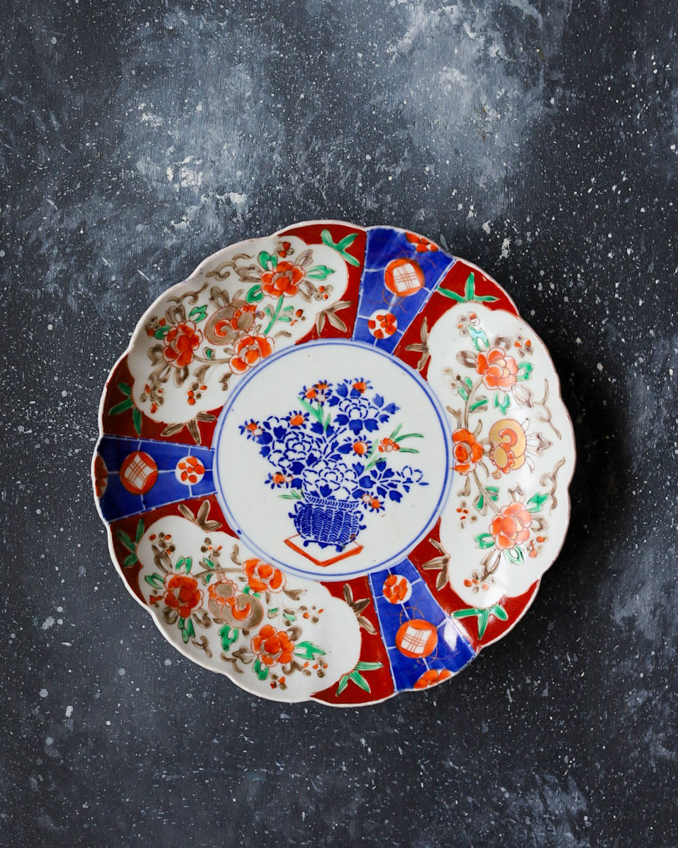 Set 4 piatti Imari piccoli dipinti a mano