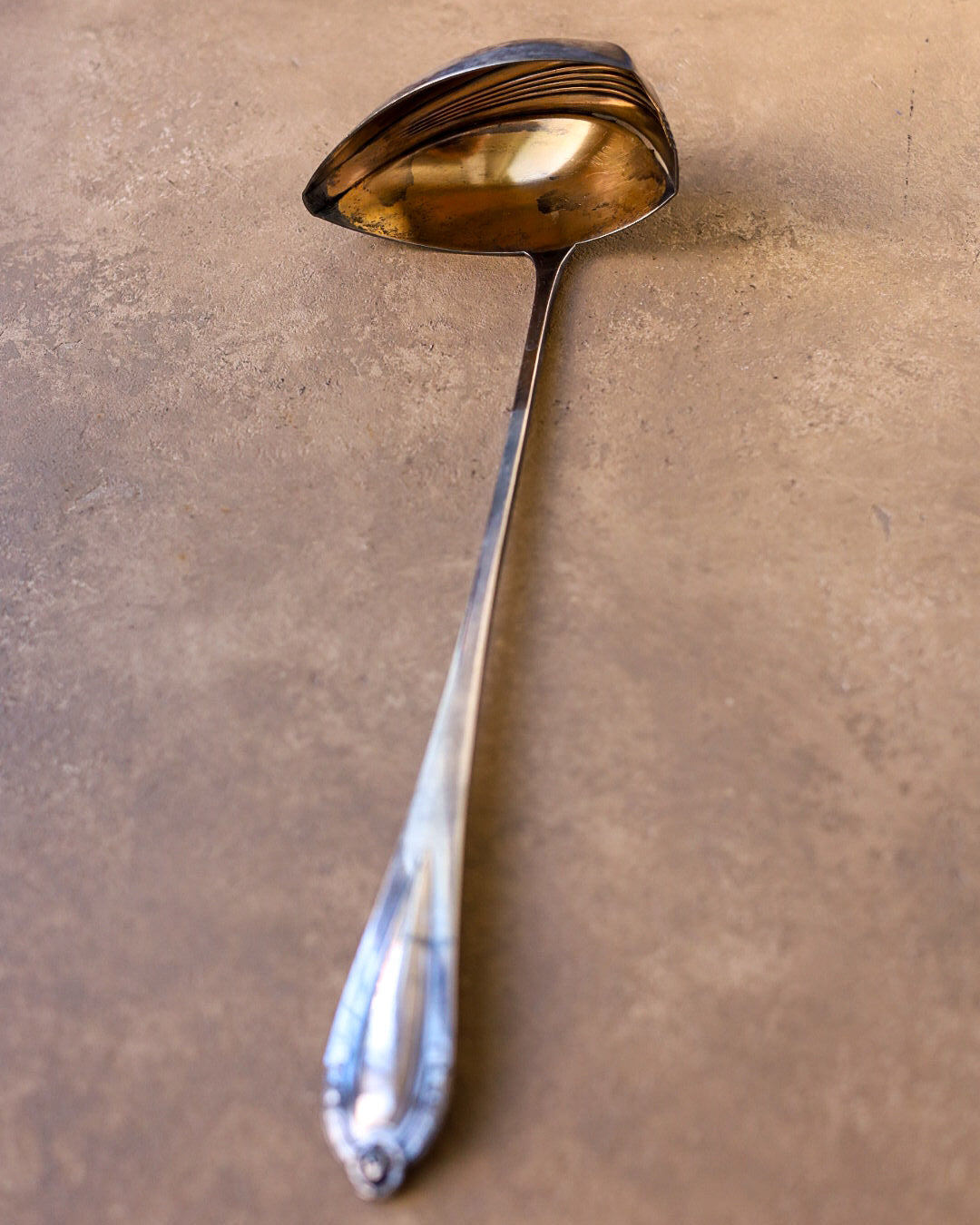 Coppia di Mestoli in Metallo Argentato – Primi '900