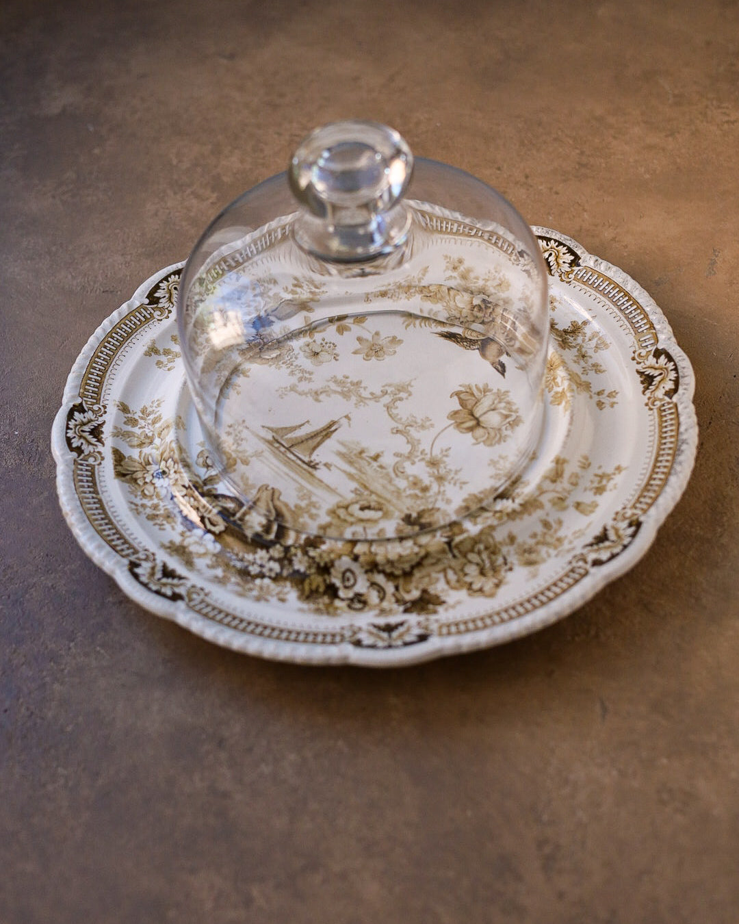Cloche in Cristallo Francese pomello liscio – Ottime Condizioni