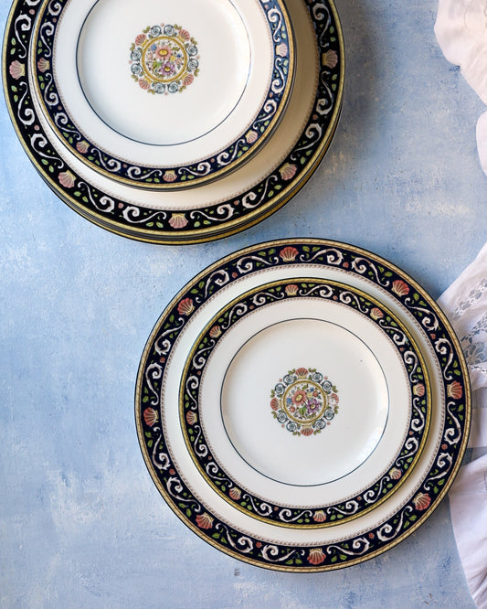 set da sei coperti wedgwood decoro runnymede