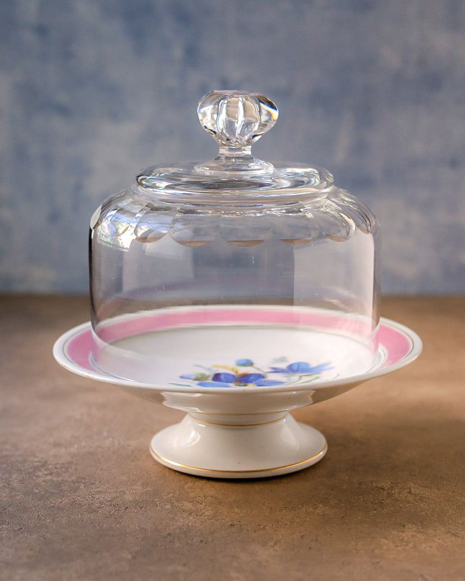 Cloche in vetro molato, Francia, primi '900 – Ø 16,5 cm