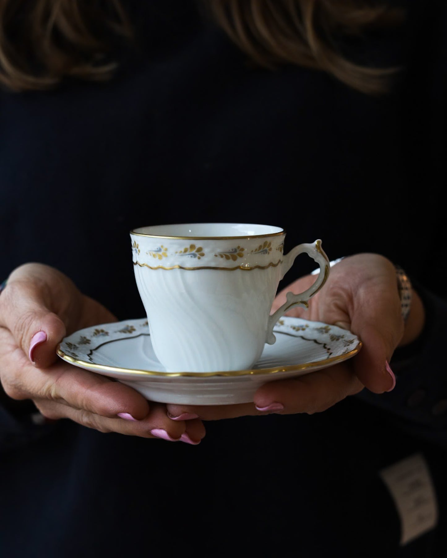 Servizio da caffè da 12 completo . Richard Ginori vecchio ginori fiori oro